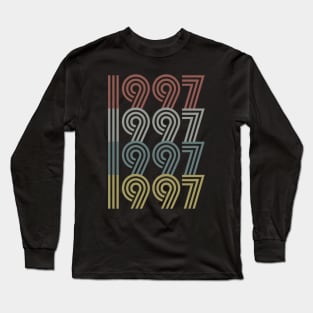 1997 Birth Year Retro Style Long Sleeve T-Shirt